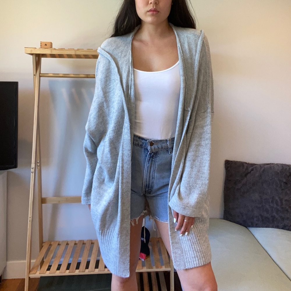 Fine by Superfine: Hooded Open Front Sweater